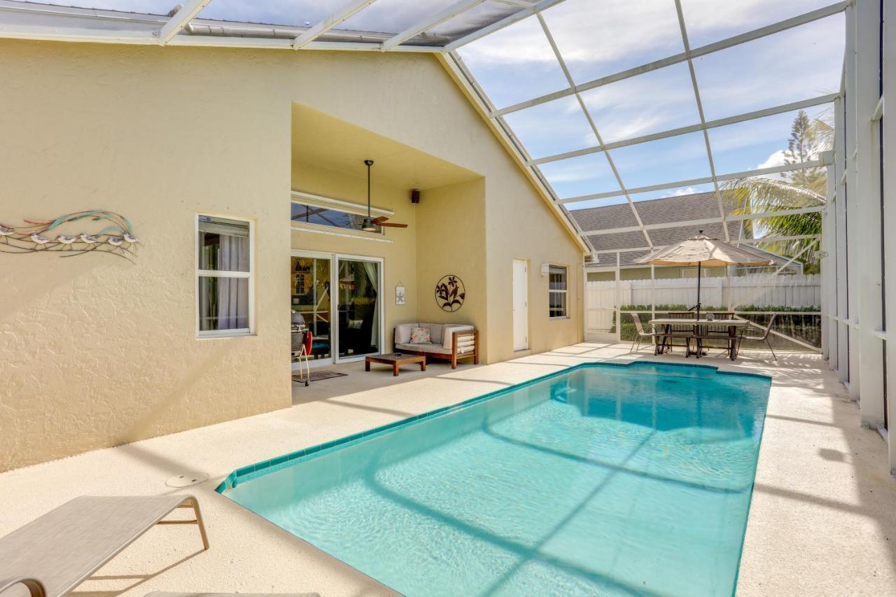 Sleek Jupiter Retreat With Lanai And Pool! Villa Exterior photo